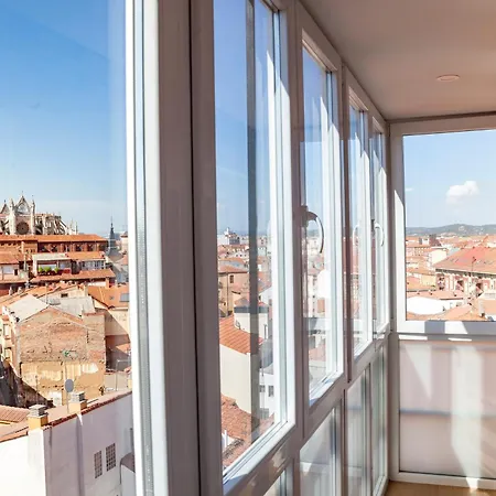 Appartement The View - Reformado Con Vistas A La Catedral - Leonapartamentos León
