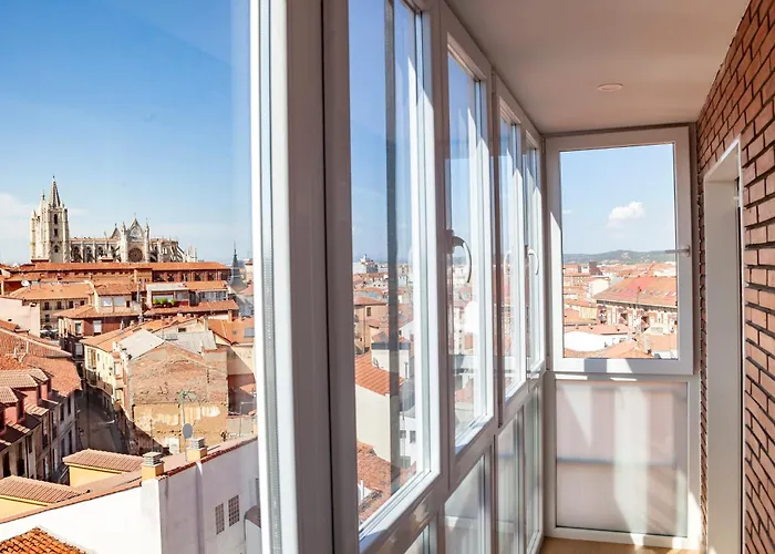 Appartement The View - Reformado Con Vistas A La Catedral - Leonapartamentos León